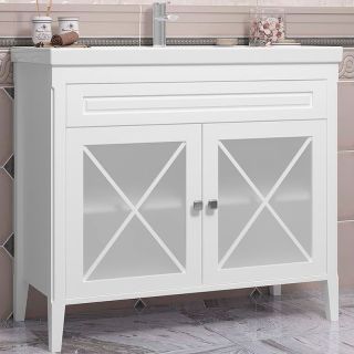 Тумба под раковину Opadiris Палермо 00-00006722 Белая матовая